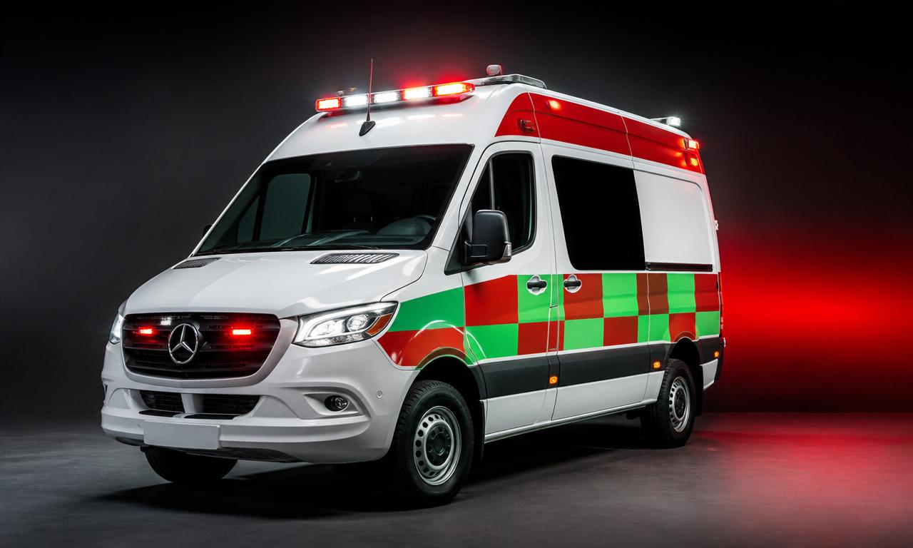 Mercedes-Benz Sprinter ambulance — emergency fleet care at LONS Fleet Management Ltd